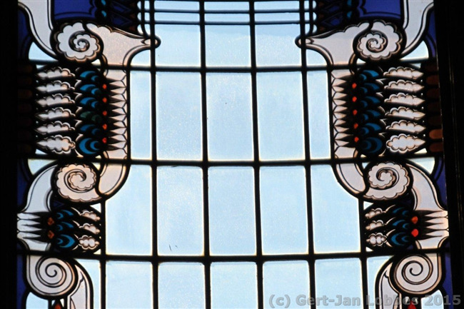 Detail ramen met vogelachtig motief
              <br/>
              Gert-Jan Lobbes, 2015